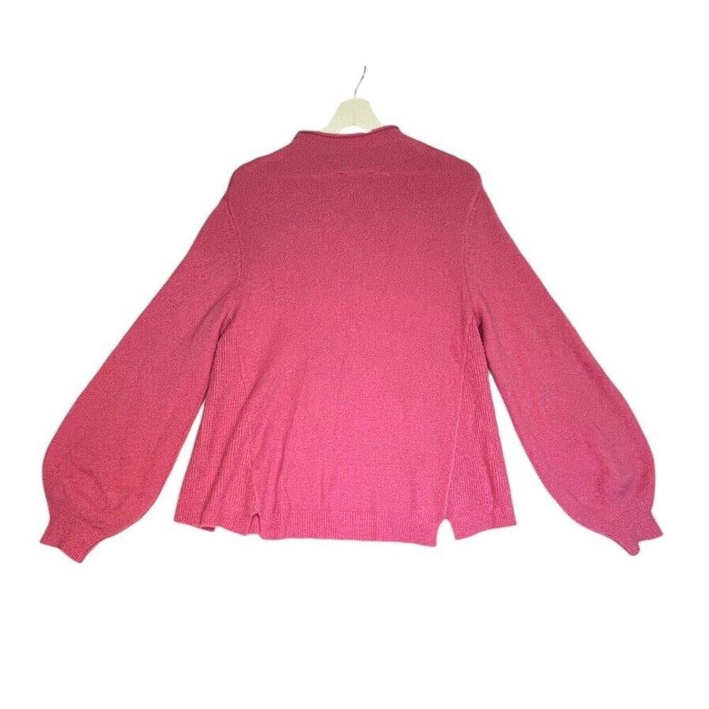Gibson Latimer Sweater Pullover Fall Size S Pink Mock Neck Oversized